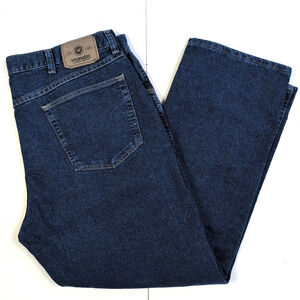 Wrangler Authentic Jeans Men’s 38x29 Blue Regular Fit Straight Leg Denim Classic